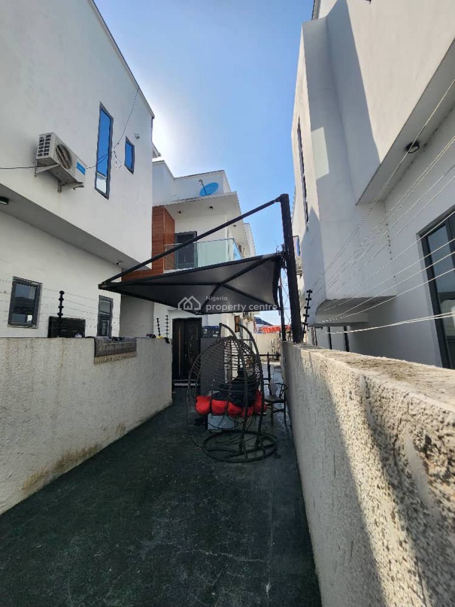 Furnished 4 Bedroom Fully Detached Duplex + Bq Inside a Secure Estate, Silicone Estate, Ologolo, Lekki, Lagos, Detached Duplex for Rent