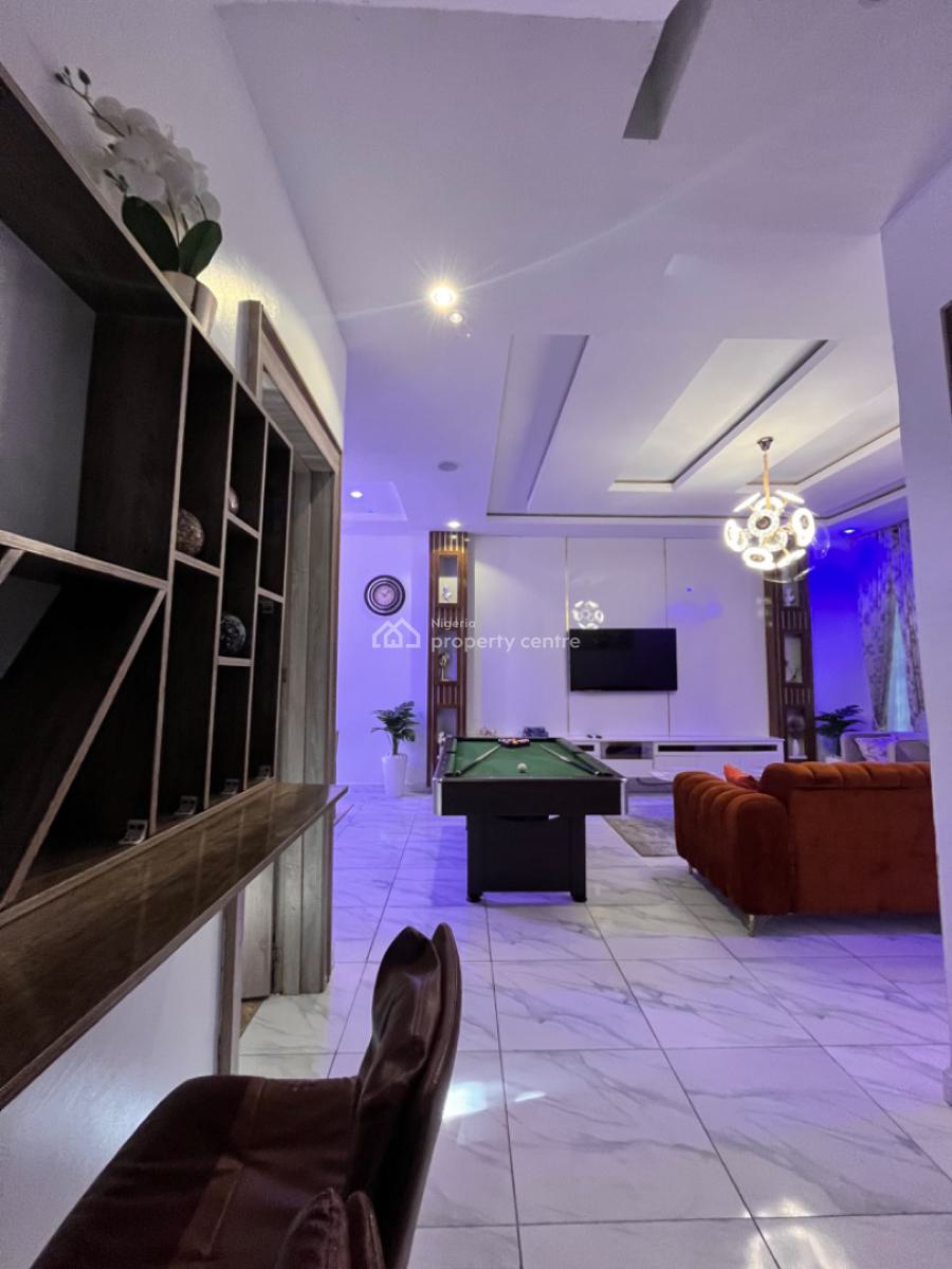 Fully Furnished 4-bedroom Terrace Duplex with Pool, Gym, Solar & Sport, Harris Drive, Vgc, Lekki, Lagos, Terraced Duplex for Rent