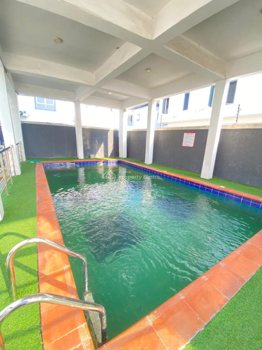 Fully Furnished 4-bedroom Terrace Duplex with Pool, Gym, Solar & Sport, Harris Drive, Vgc, Lekki, Lagos, Terraced Duplex for Rent