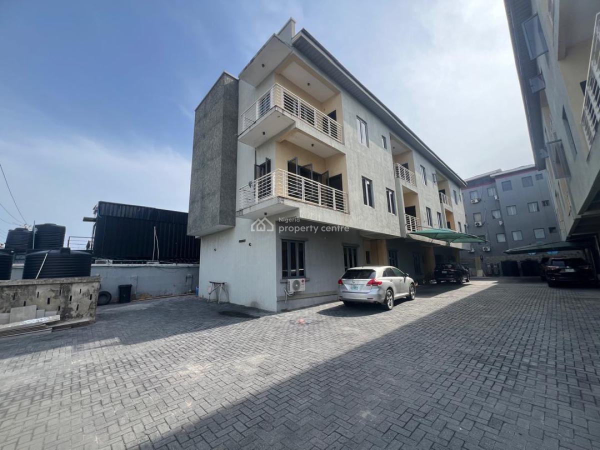 4-bedroom Terrace with Bq -- Kusenla Road, Ikate, Kunsenla Road, Ikate Elegushi, Lekki, Lagos, Terraced Duplex for Rent