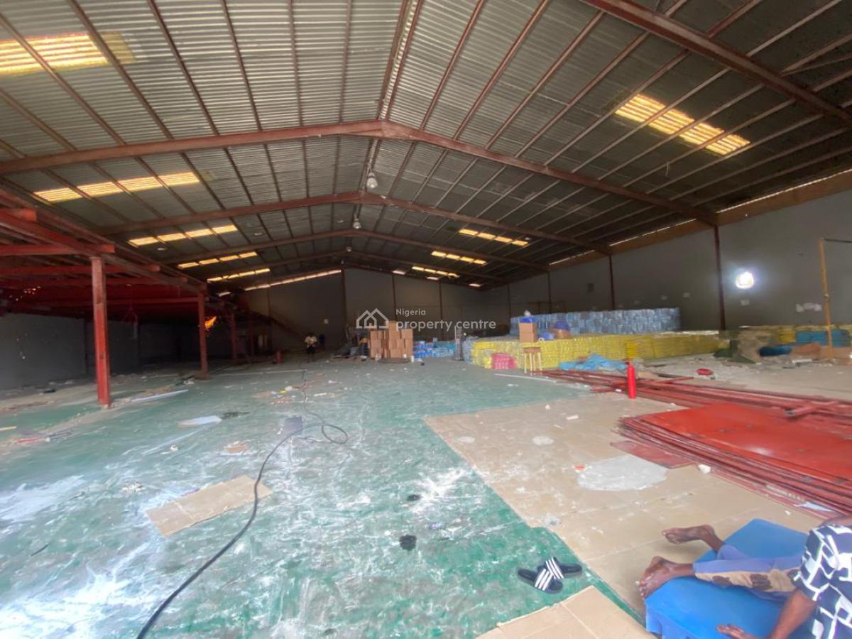 14,000 Sqft Self Compound Warehouse with Offices Available  for Lease, Ikeja, Lagos, Warehouse for Rent