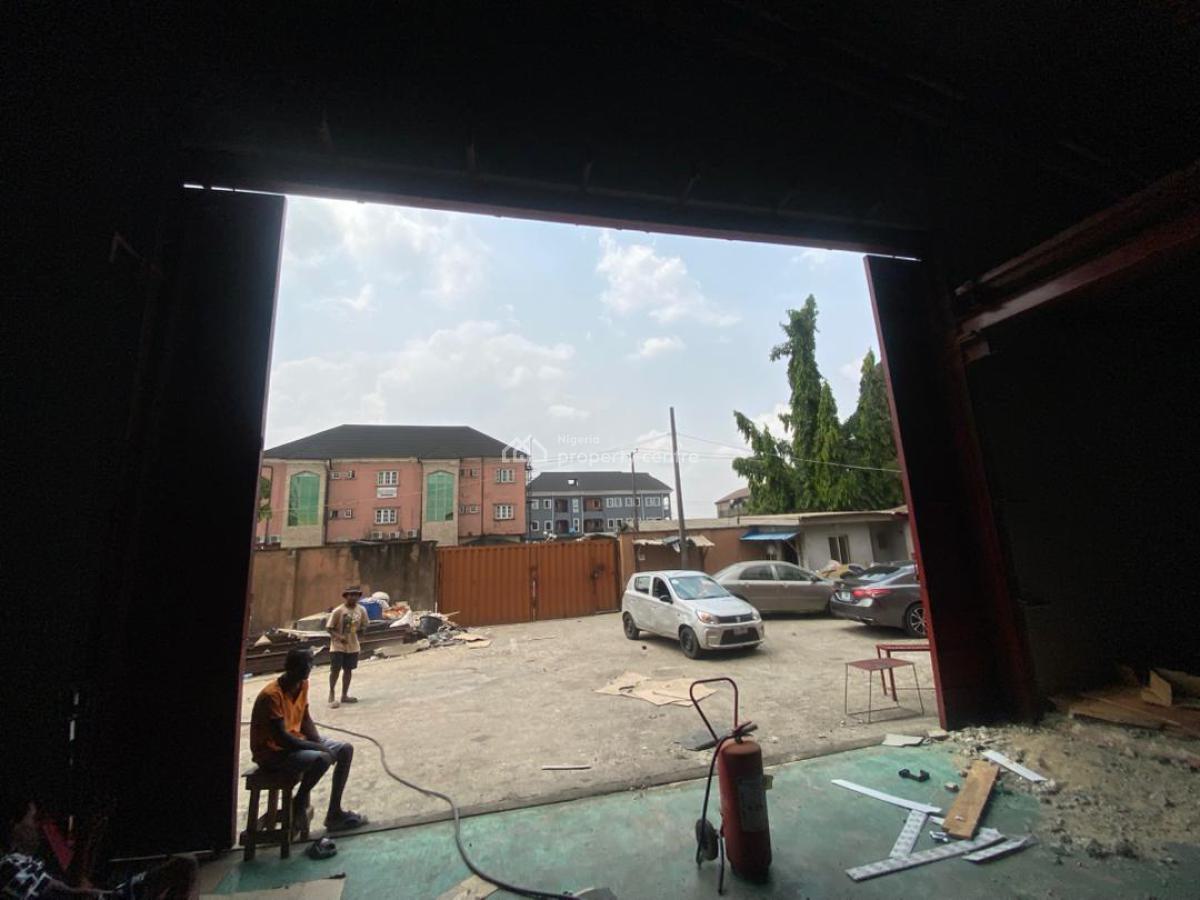14,000 Sqft Self Compound Warehouse with Offices Available  for Lease, Ikeja, Lagos, Warehouse for Rent