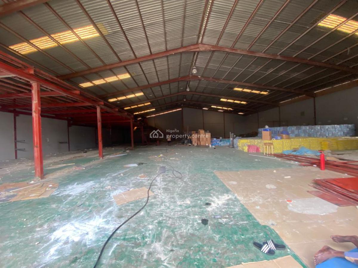 14,000 Sqft Self Compound Warehouse with Offices Available  for Lease, Ikeja, Lagos, Warehouse for Rent