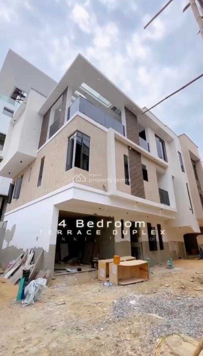 Brand New Luxury 4 Bedroom Terrace Duplex + Bq, Rhs, Lekki Phase 1, Lekki, Lagos, Terraced Duplex for Sale