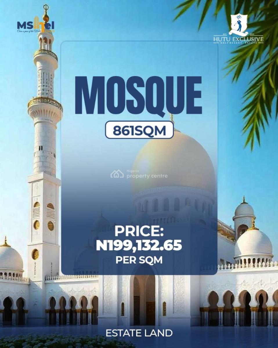 Investment Opportunity for Mosque Measuring 861sqm, Goza, Lugbe District, Abuja, Mixed-use Land for Sale
