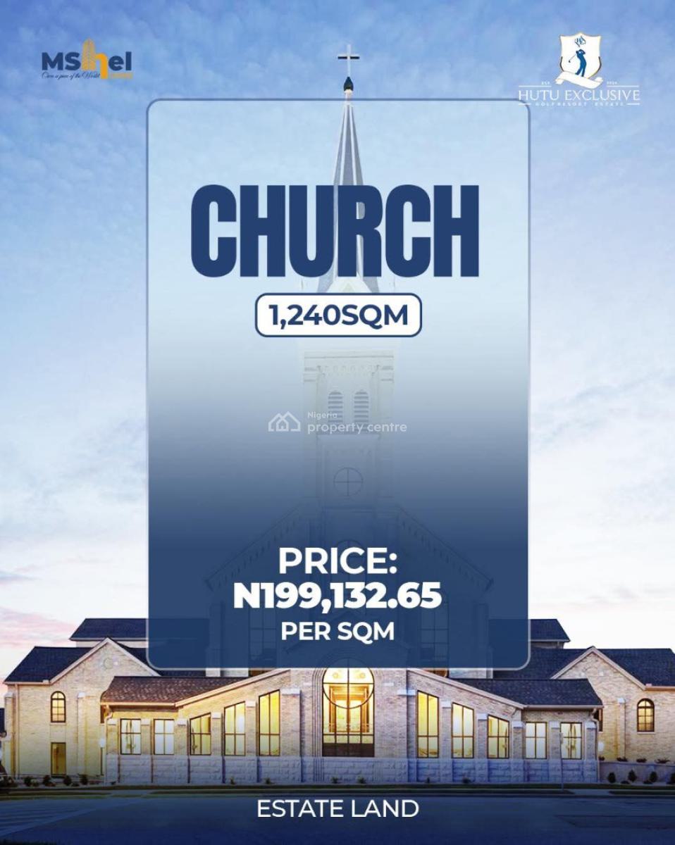 Investment Opportunity Measuring 1240sqm for Church, Hutu Exclusive, Goza, Lugbe District, Abuja, Mixed-use Land for Sale