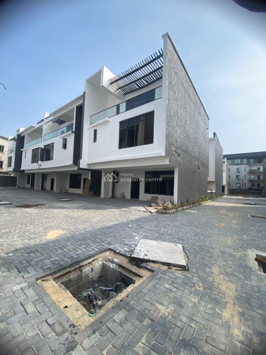 Brand New 4 Bedroom Terrace Duplex, Ikate, Behind Mega Chicken, Lekki, Lagos, Terraced Duplex for Rent