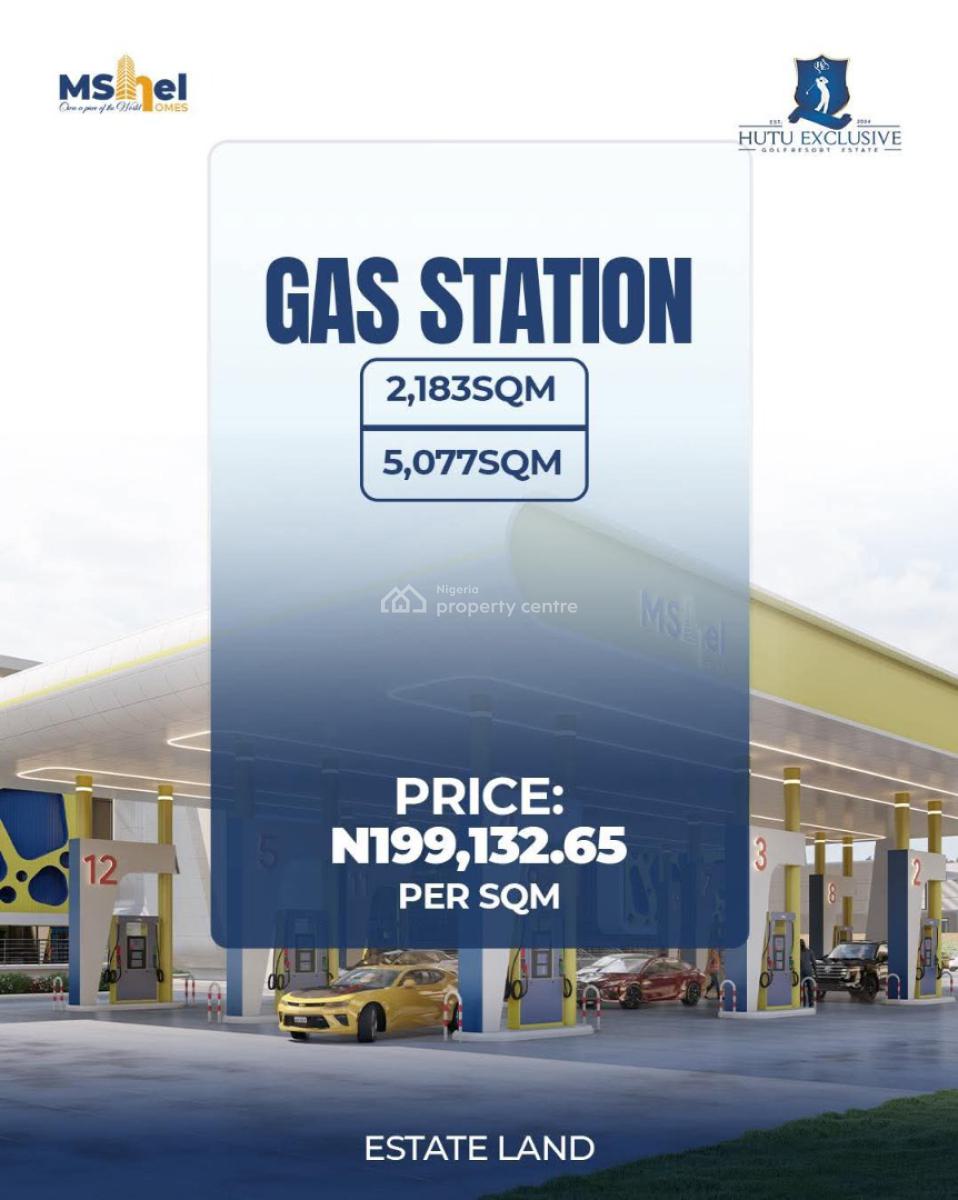 Investment Opportunity for Gas Station Measuring 2183sqm, Hutu Exclusive, Goza, Lugbe District, Abuja, Commercial Land for Sale
