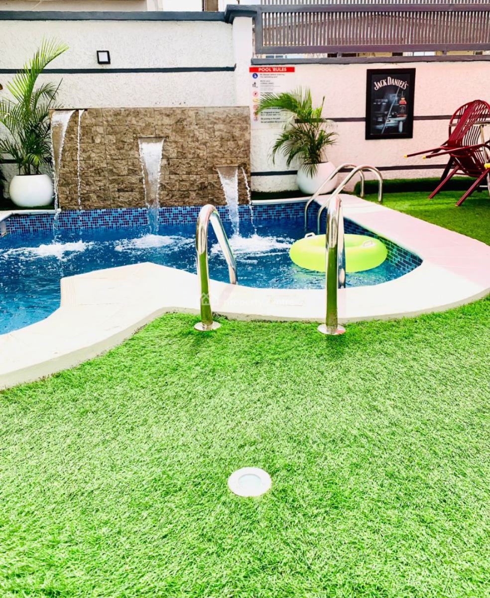 Colourful 2 Bedroom Apartment with Ps5 & Mini Pool, Allen, Ikeja, Lagos, Flat / Apartment Short Let