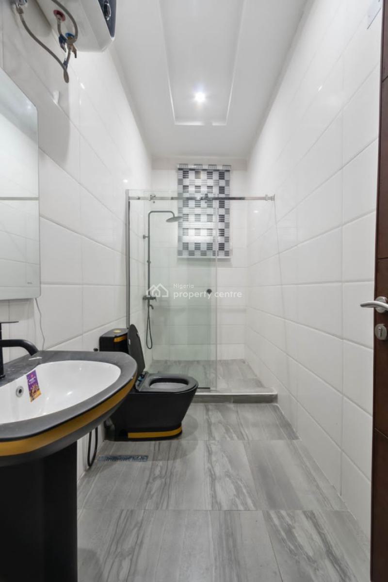 Luxurious All White 4 Bedroom Duplex with Swimming Pool & Cinema Room, Adeniyi Jones, Ikeja, Lagos, Terraced Duplex Short Let