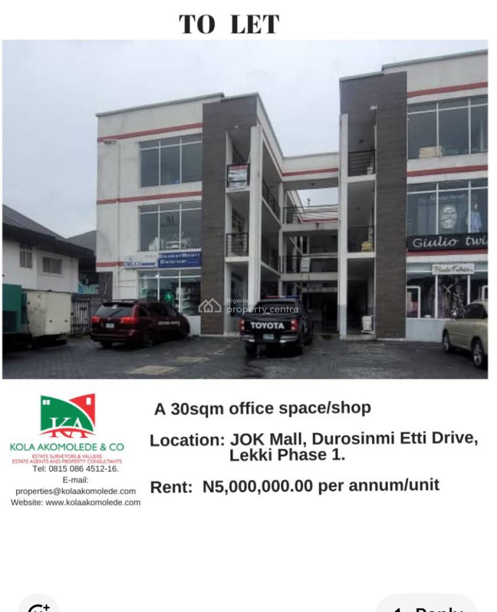 Office Space, Lekki Phase 1, Lekki, Lagos, Commercial Property for Rent
