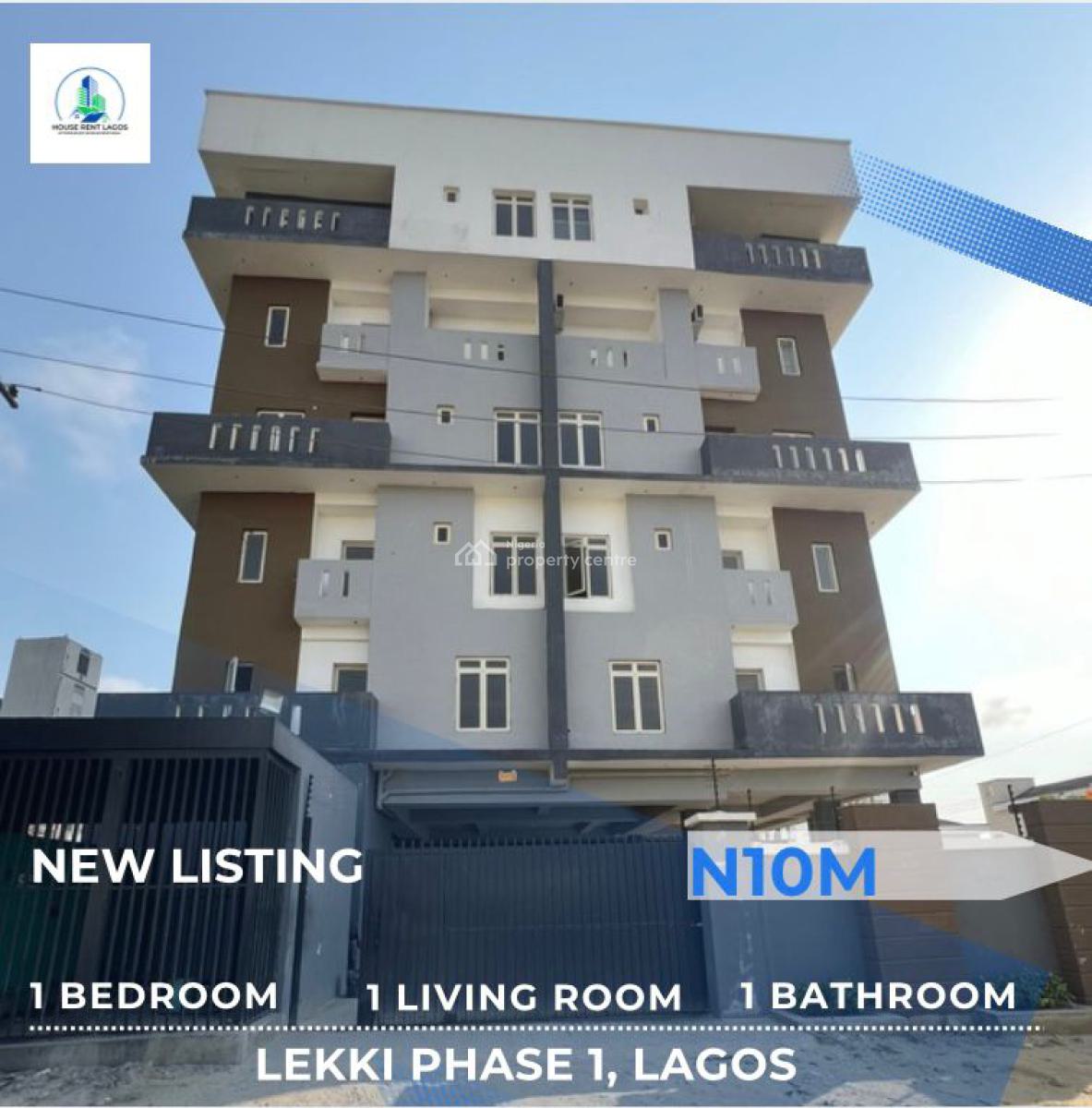 Luxury Room and Parlor, Freedoom Way, Lekki Phase 1, Lekki, Lagos, Mini Flat (room and Parlour) for Rent