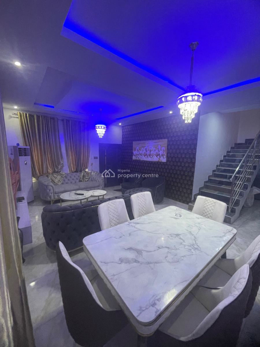 Fully Furnished 4 Bedroom Duplex, Ogombo, Ajah, Lagos, Terraced Duplex for Sale