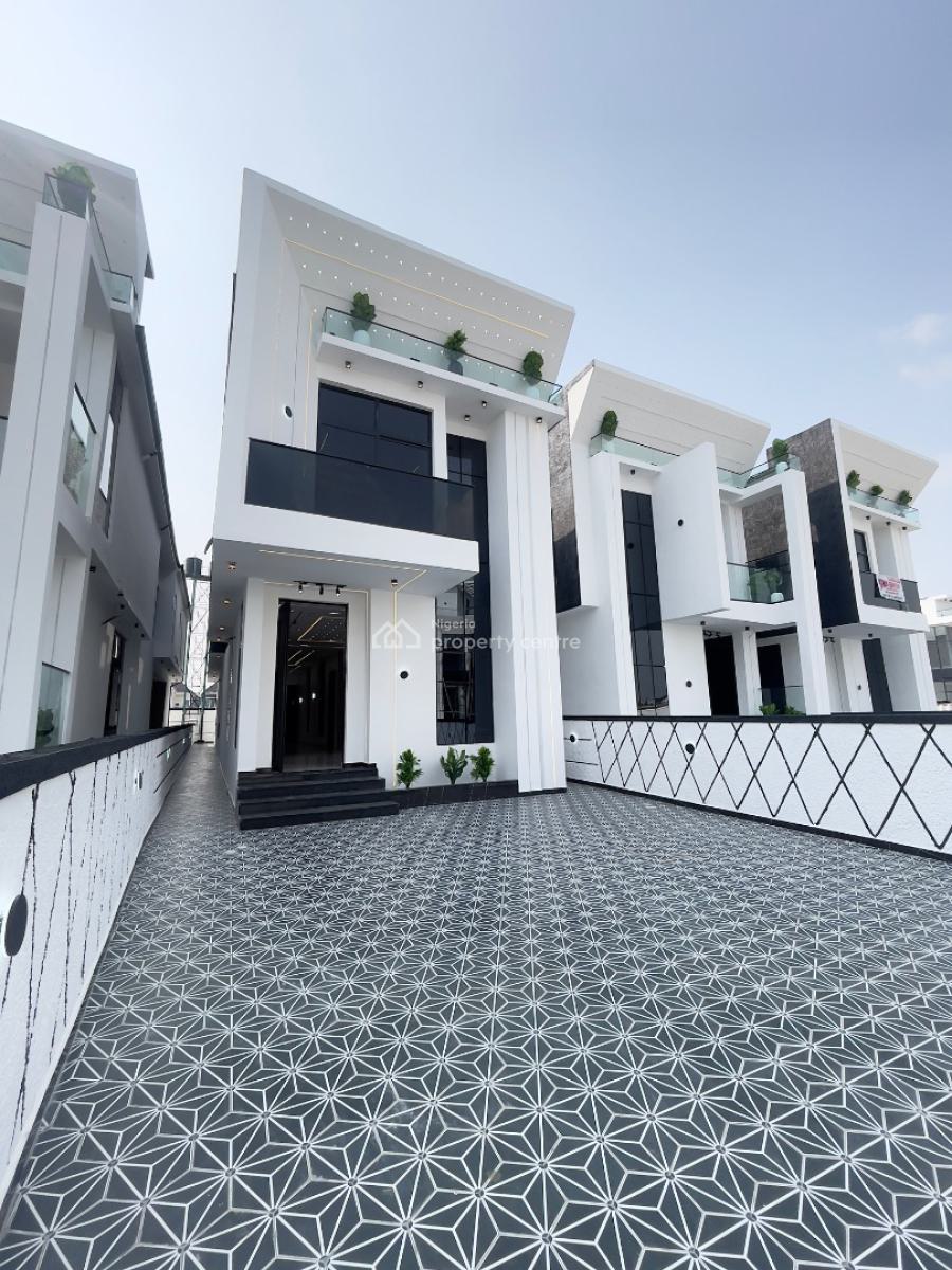 5 Bedroom Fully Detached Duplex with Swimming Pool and Bq, Chevron, Lekki, Lagos, Detached Duplex for Sale
