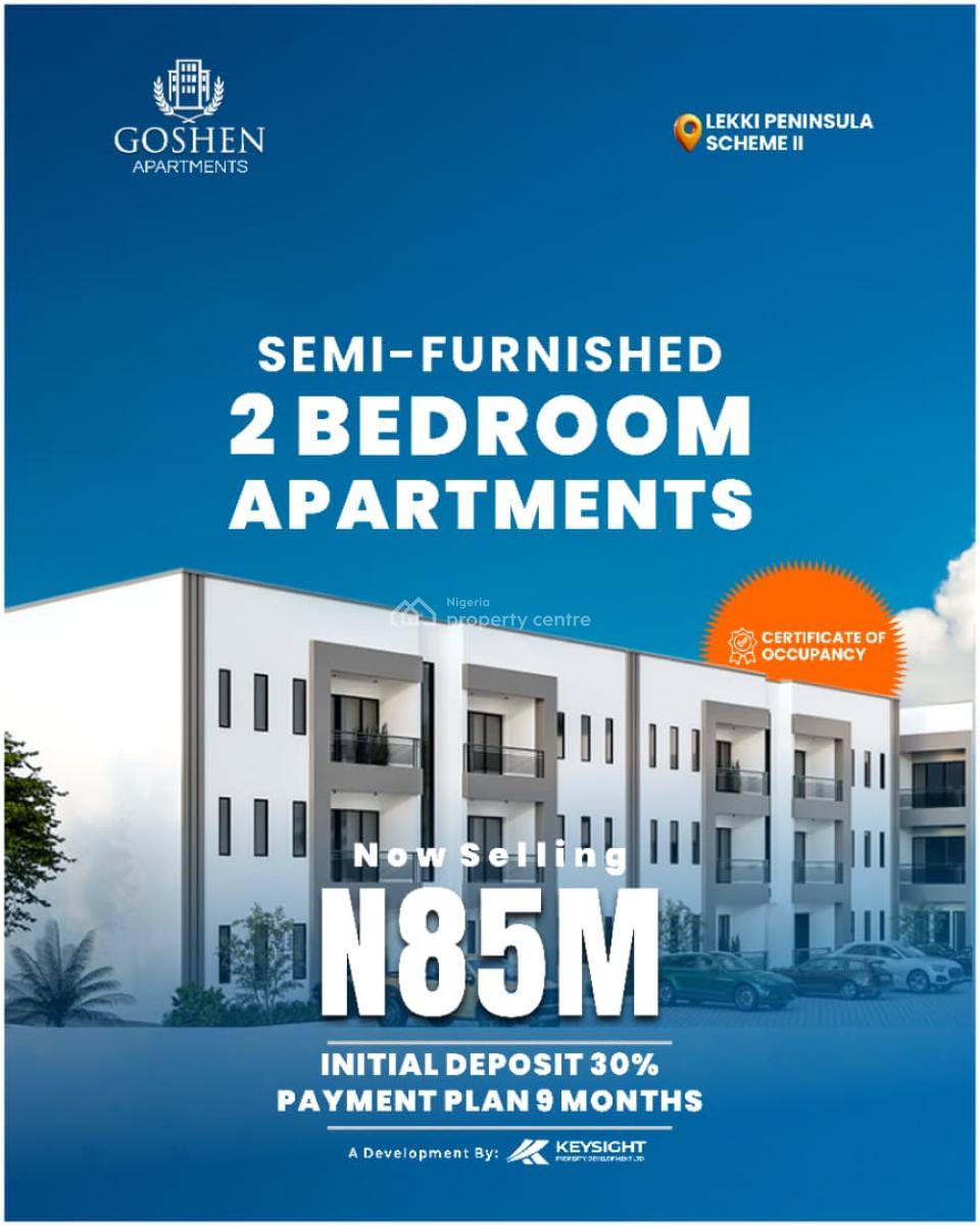 Luxury 2 Bedrooms Off-plan, Lekki Phase 2, Lekki, Lagos, Flat / Apartment for Sale