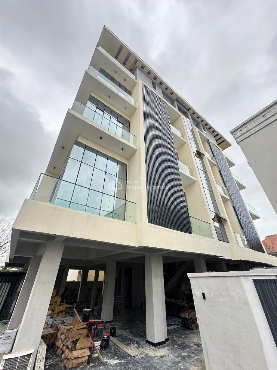 Luxury 3 Bedroom Apartment with Bq, High Ceiling, Pool and Elevator, Lekki Phase 1, Lekki, Lagos, Flat / Apartment for Sale