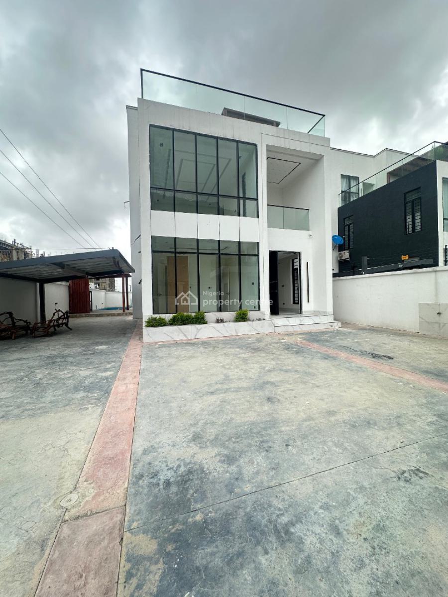 Spacious 5 Bedroom Detached with Bq, Rooftop Terrace and Swimming Pool, Lekki Phase 1, Lekki, Lagos, Detached Duplex for Sale