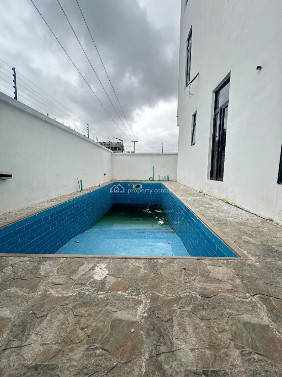 Spacious 5 Bedroom Detached with Bq, Rooftop Terrace and Swimming Pool, Lekki Phase 1, Lekki, Lagos, Detached Duplex for Sale