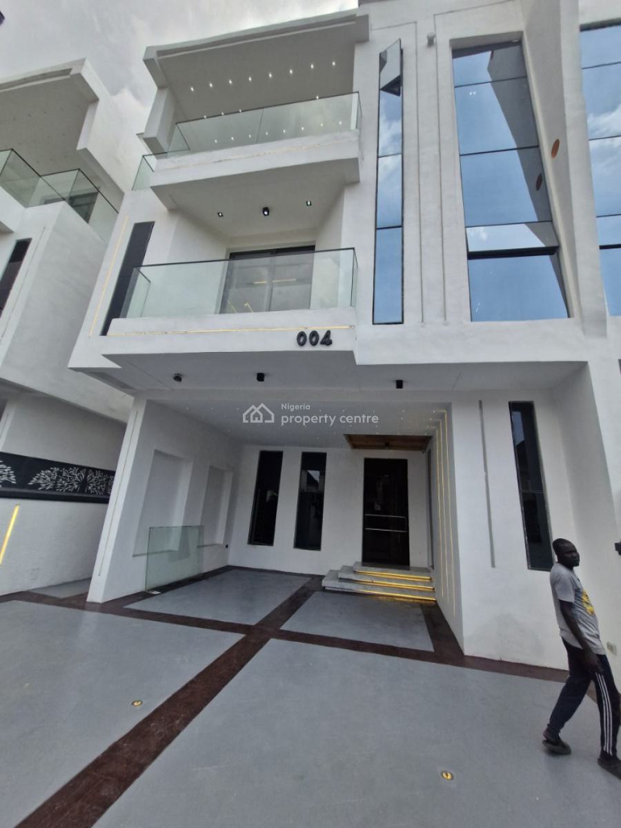 Fully Automated 4 Bedroom Luxury Duplex with Bq on Two Floors, Agungi, Lekki, Lagos, Semi-detached Duplex for Sale