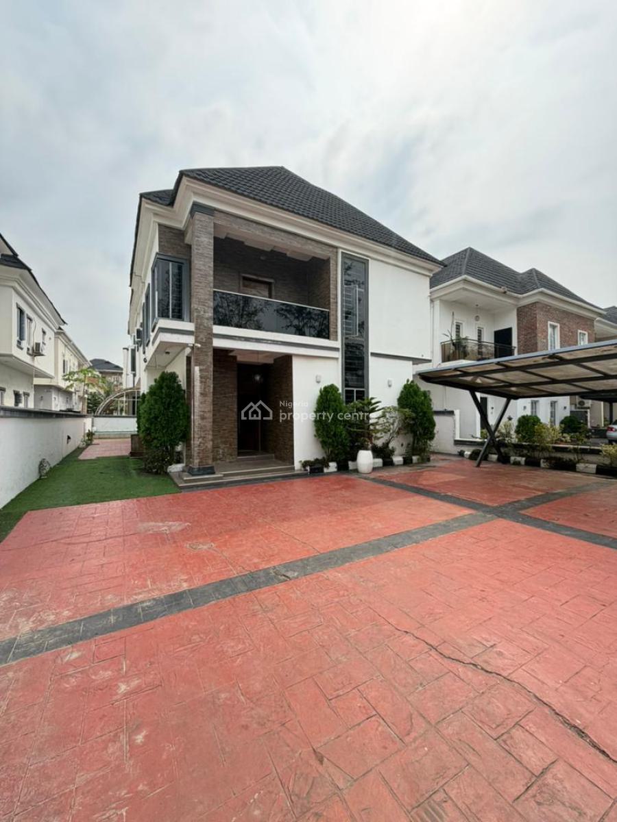 Luxury Fully Detached 5 Bedroom Duplex with Swimming Pool, Gym and Bq, Lekki County Estate Megamound, Ikota, Lekki, Lagos, Detached Duplex for Rent