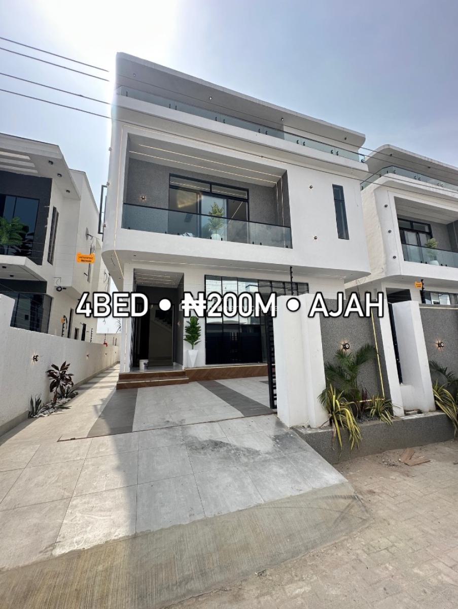 4 Bedroom Fully Detached House, Ajah, Lagos, Detached Duplex for Sale