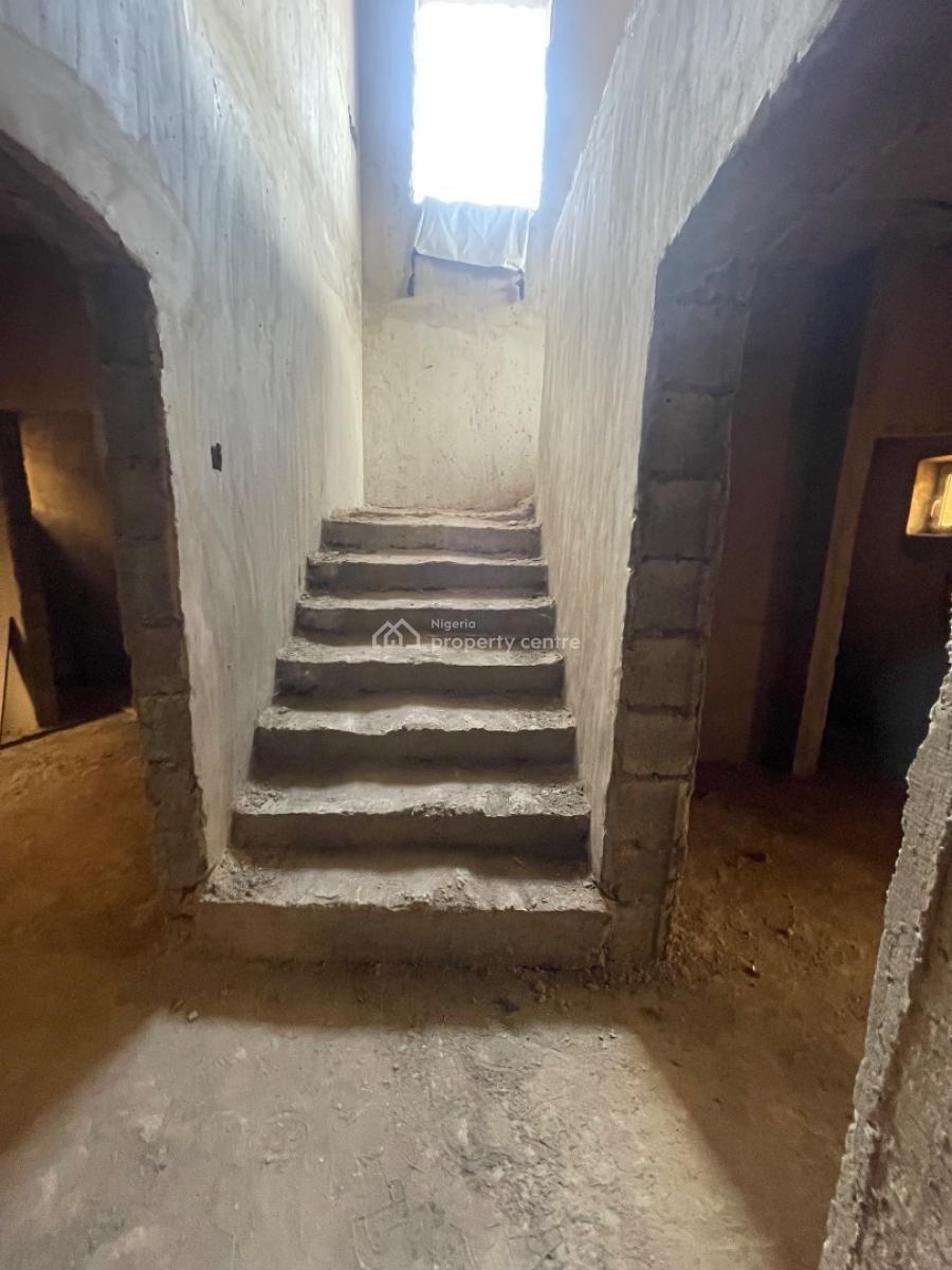 Distress: 4 Bedroom Fully Detached Duplex Carcass, Karmo, Abuja, Detached Duplex for Sale