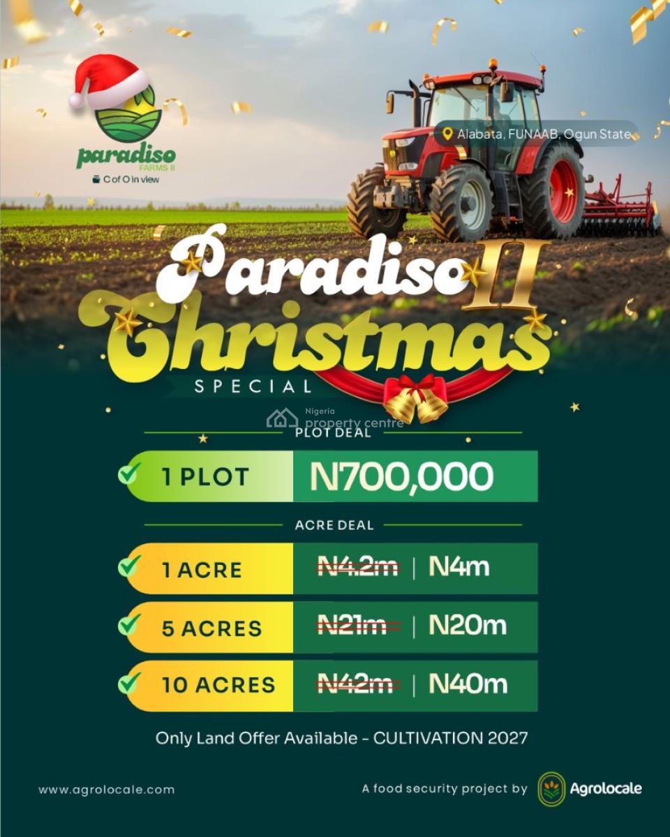 Farm Land, Abeokuta North, Ogun, Industrial Land for Sale