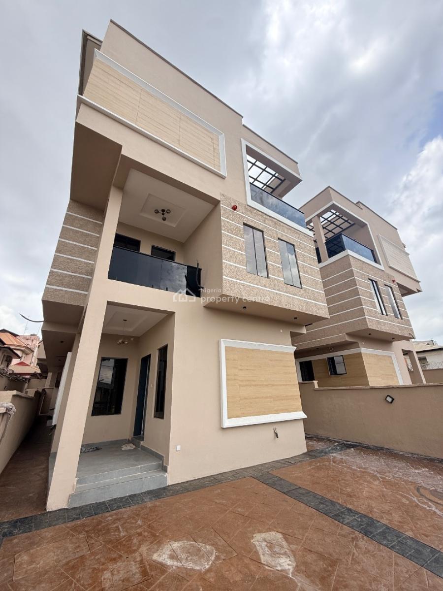 Newly Built 5 Bedroom Duplex with Bq and Cinema, Omole Phase 1, Ikeja, Lagos, Detached Duplex for Sale