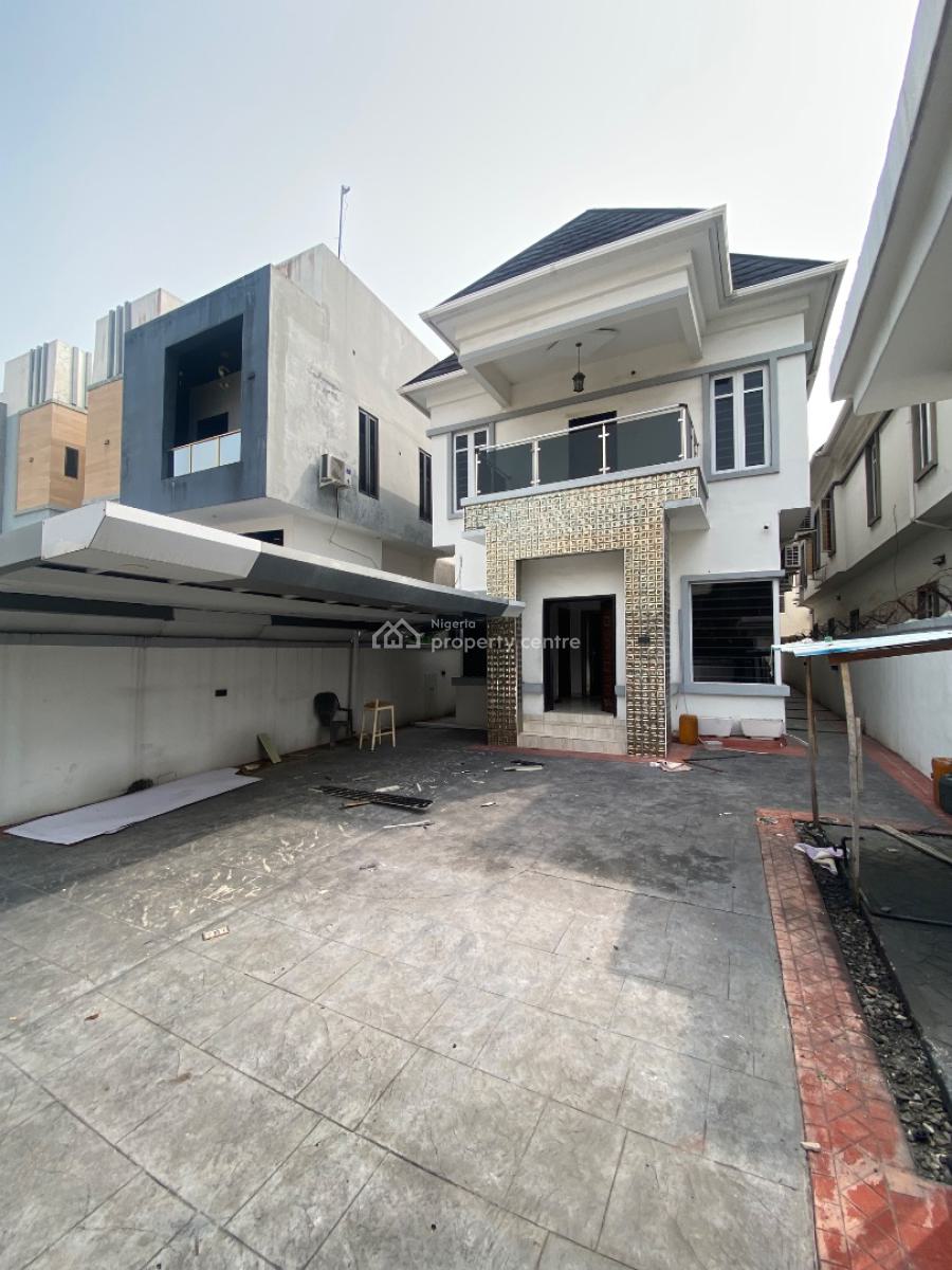 Well Fitted 5 Bedroom Duplex with 1 Bq, Osapa London, Osapa, Lekki, Lagos, Detached Duplex for Rent