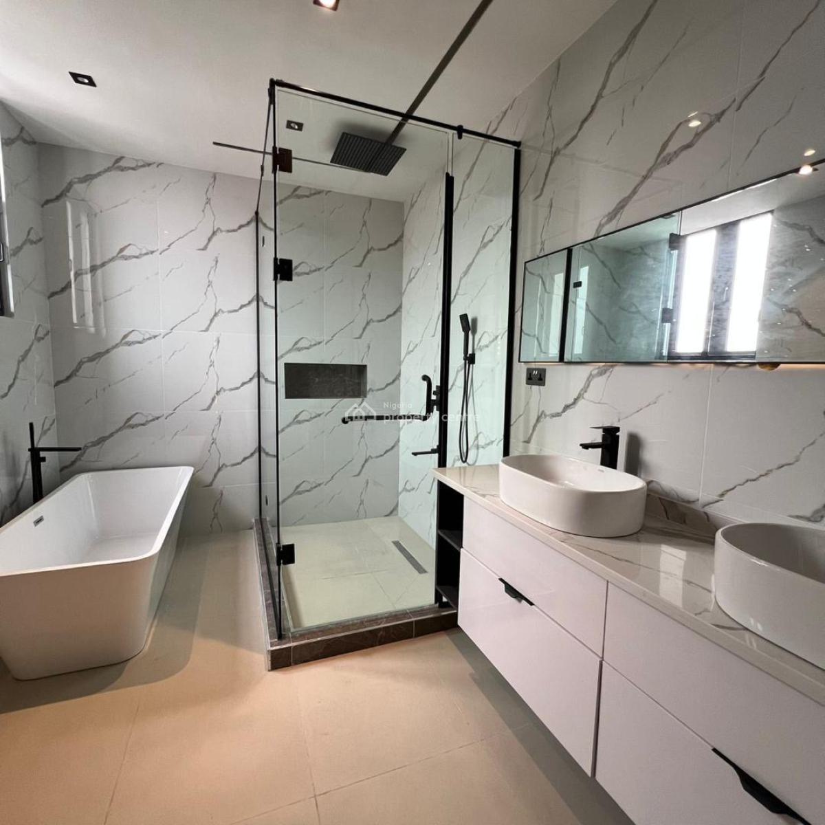 Luxury 5 Bedroom Fully Detached Duplex with 2 Rooms Bq, Gym, Pool, & Cinema, Admiralty, Lekki Phase 1, Lekki, Lagos, Detached Duplex for Sale