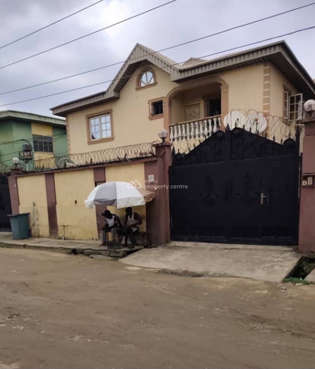 a Modern Block of 4 Flats of 3 Bedrooms Ensuite, Close to Ire Akari, Isolo, Lagos, Block of Flats for Sale