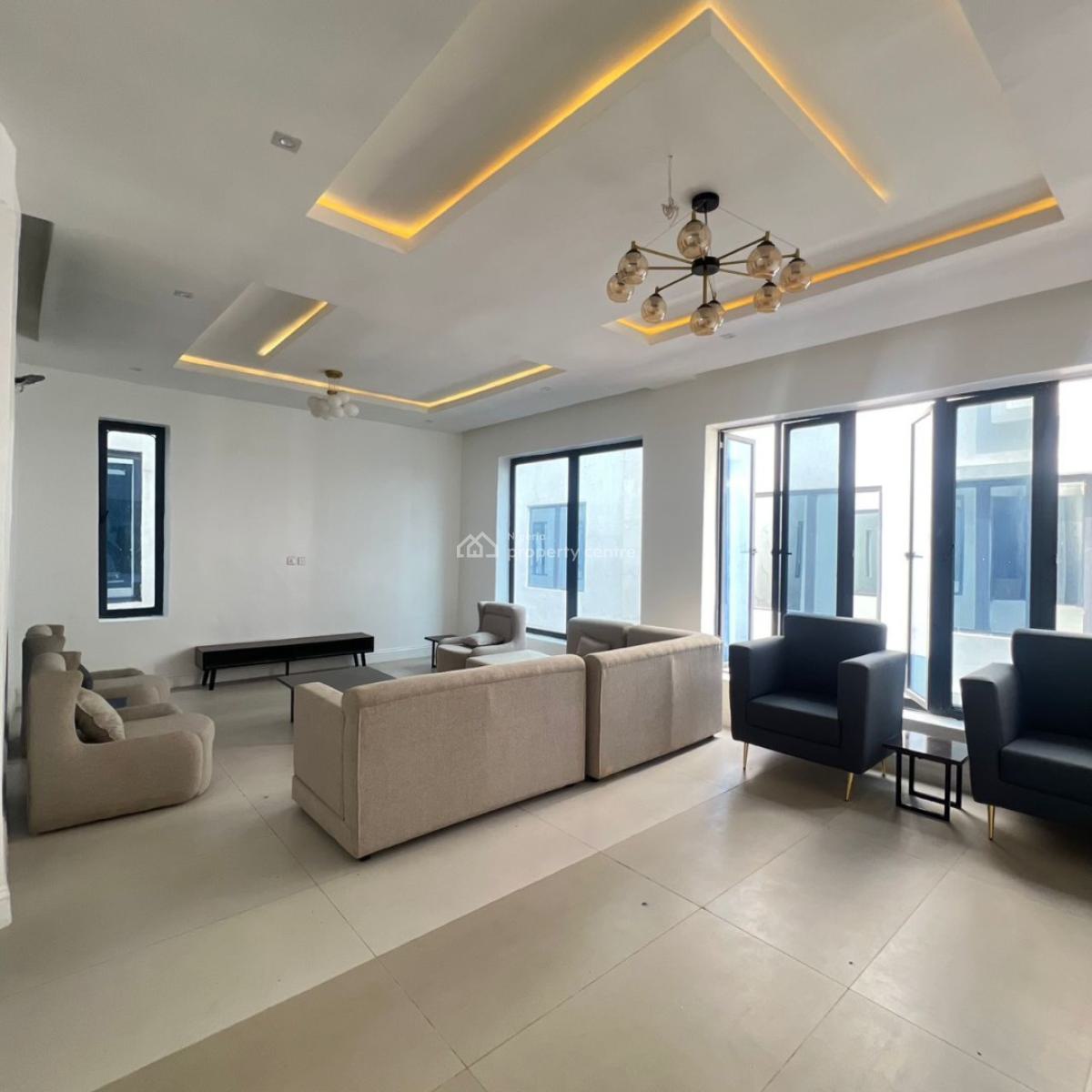 5 Bedroom Semi Detached Duplex  with Bq and Swimming Pool, Orchid Road, Lekki Phase 1, Lekki, Lagos, Semi-detached Duplex for Sale