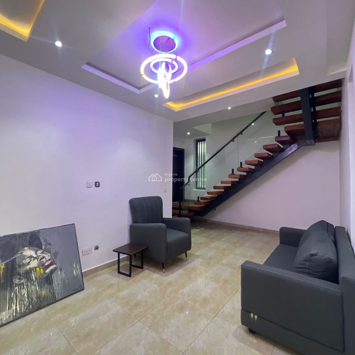 5 Bedroom Semi Detached Duplex  with Bq and Swimming Pool, Orchid Road, Lekki Phase 1, Lekki, Lagos, Semi-detached Duplex for Sale