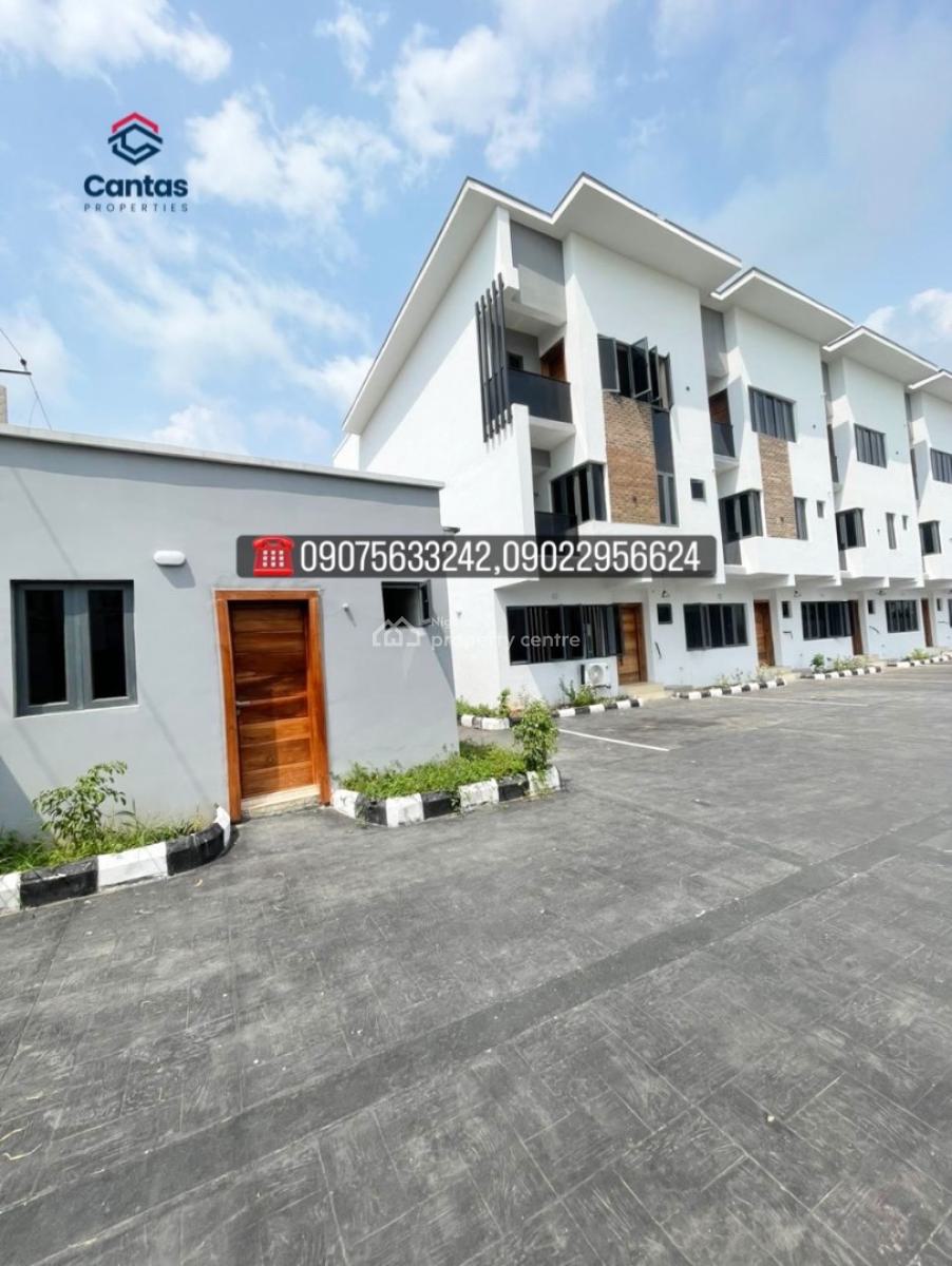 4 Bedroom Triplex with Bq, Off Admiralty Way, Lekki Phase 1, Lekki, Lagos, Terraced Duplex for Rent