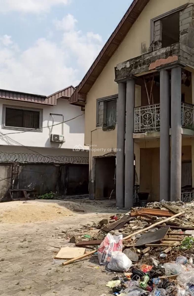 Slightly Above 1 Plot of Land with Demolishable Structure, Gra Phase 3, Port Harcourt, Rivers, Detached Duplex for Sale