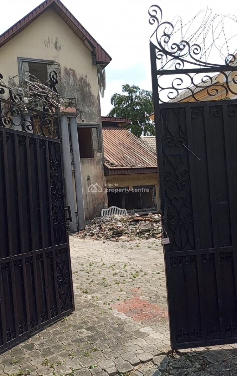Slightly Above 1 Plot of Land with Demolishable Structure, Gra Phase 3, Port Harcourt, Rivers, Detached Duplex for Sale