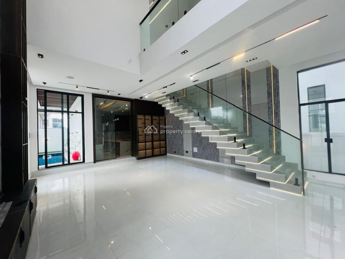 Exquisite 5 Bedroom Detached Duplex with Pool, Chevron, Lekki Phase 2, Lekki, Lagos, Detached Duplex for Sale