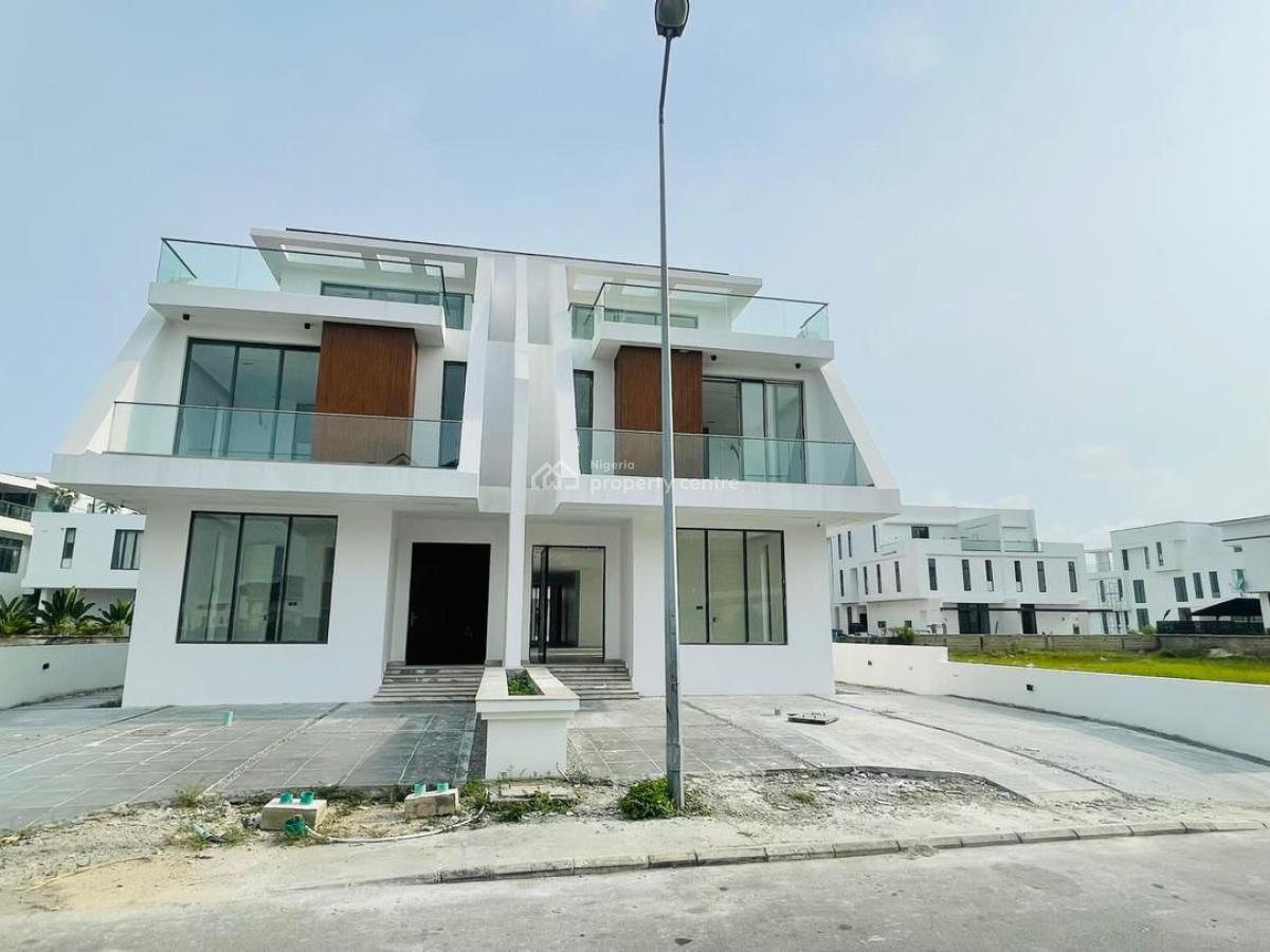 Luxuriously Built 5 Bedroom Semi Detached Duplex Plus Bq, Cowrie Creek Estate, Ikate, Lekki, Lagos, Semi-detached Duplex for Sale