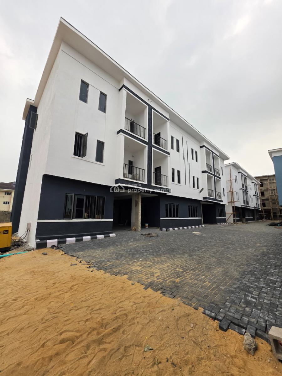 Luxury 4 Bedroom Terrace Duplex with Excellent Finishing, Atlantic View Estate, Igbo Efon, Lekki, Lagos, Terraced Duplex for Sale