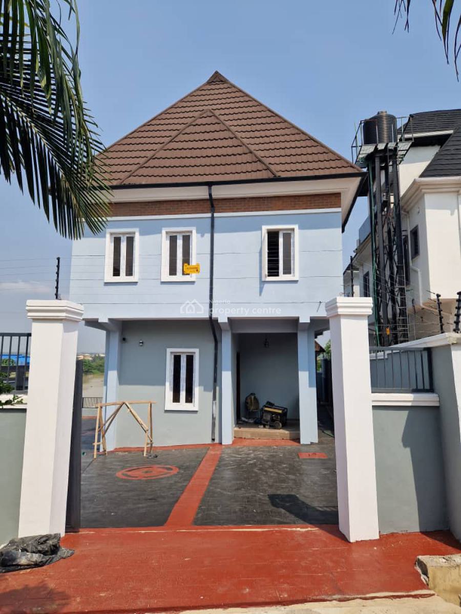 Well Finished  4 Bedroom Detached House with Miniflat Bq, Water View Estate, Gra Phase 1, Magodo, Lagos, Detached Duplex for Sale