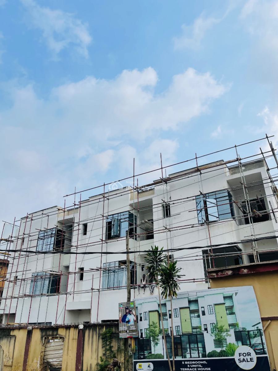 Luxury Offplan 4 Bedroom Terrace Duplex  with Bq in a Secured Area, Stylishly Built Home with Bq in a Secured Neighborhood, Maryland, Lagos, Terraced Duplex for Sale