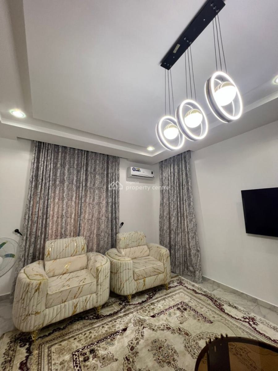 a Very Nice Serviced and Furnished 4bedroom Terraced Duplex (no Bq), Main, Katampe Extension, Katampe, Abuja, Terraced Duplex for Rent