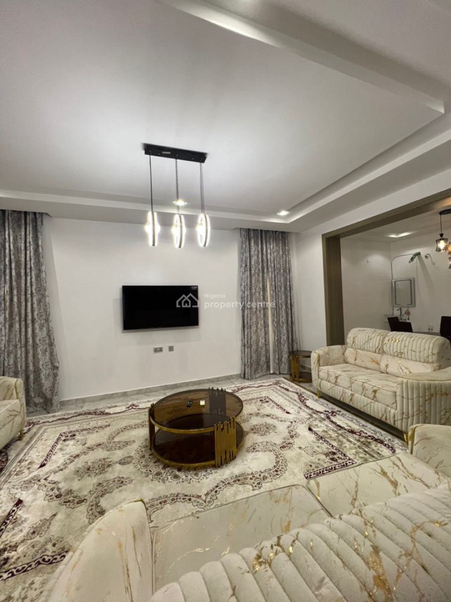 a Very Nice Serviced and Furnished 4bedroom Terraced Duplex (no Bq), Main, Katampe Extension, Katampe, Abuja, Terraced Duplex for Rent