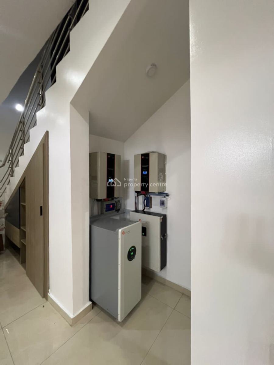 a Very Nice Serviced and Furnished 4bedroom Terraced Duplex (no Bq), Main, Katampe Extension, Katampe, Abuja, Terraced Duplex for Rent