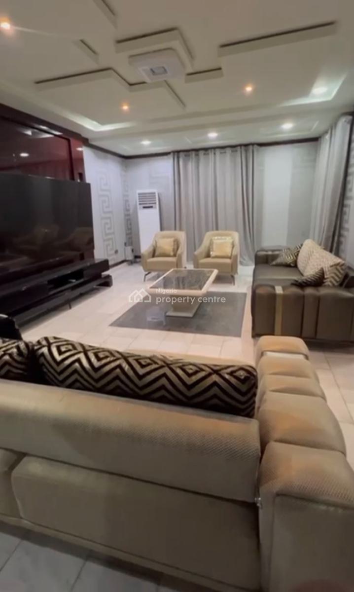 Partially Furnished 4 Bedroom Terrace  Duplex and Bq, Main, Guzape District, Abuja, Semi-detached Duplex for Rent