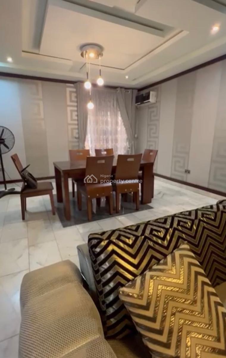 Partially Furnished 4 Bedroom Terrace  Duplex and Bq, Main, Guzape District, Abuja, Semi-detached Duplex for Rent