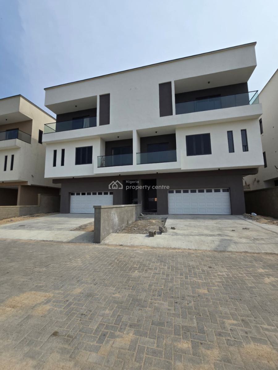 Contemporary Luxury Designed Serviced 4 Bedroom Semi-detached with Bq, Lekki Phase 1, Lekki, Lagos, Semi-detached Duplex for Sale