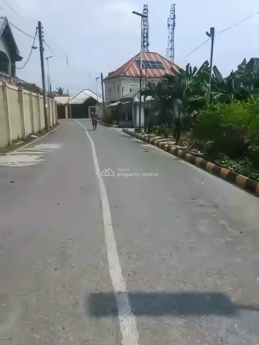 4 Plots of Land in a Secure Estate, 2 Plots Can Be Cut Out, Omachi Estate, Rumuodomaya, Port Harcourt, Rivers, Mixed-use Land for Sale