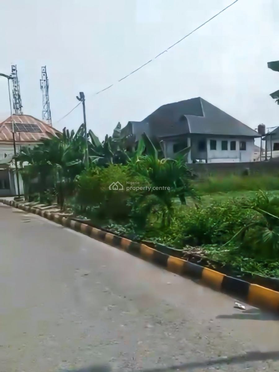 4 Plots of Land in a Secure Estate, 2 Plots Can Be Cut Out, Omachi Estate, Rumuodomaya, Port Harcourt, Rivers, Mixed-use Land for Sale