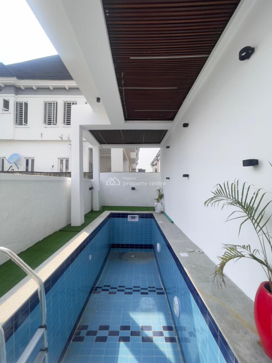 Delightfully Carved 5 Bedroom Luxury Smart Home with Swimming Pool and Bq, Chevron, Lekki, Lagos, Detached Duplex for Sale